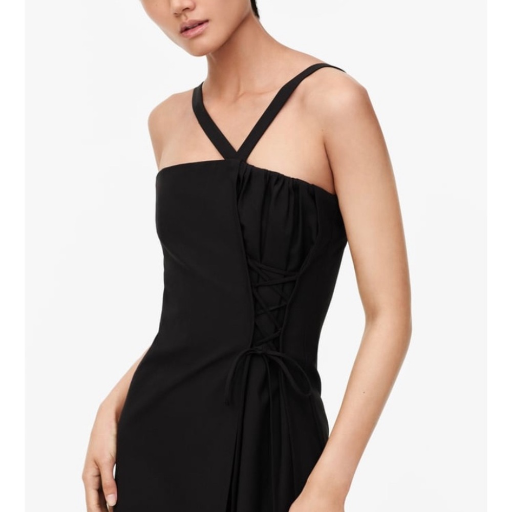 New zara limited tied dress